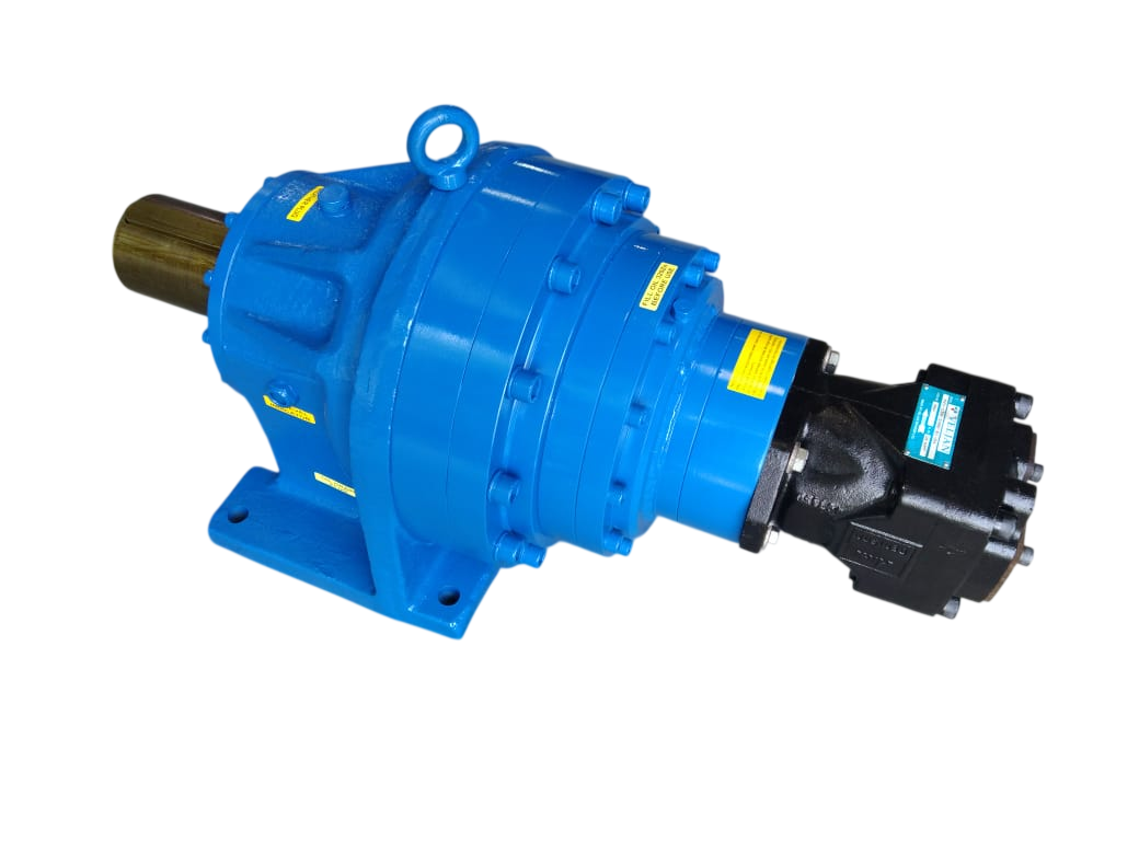 PLANETARY GEAR BOX FOOTMOUNTED WITH HYD MOTOR